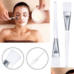 Pennelli per trucco Pennello per maschera facciale Donna Lady Girl Face Fango Miscelazione Cura della pelle Bellezza Strumenti cosmetici morbidi Cepillo De Mascarilla Para Mez Dh5Vn