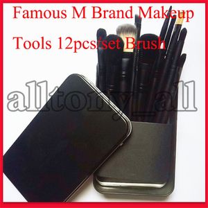 Makeup Brushes Famous M Brand Tools 12 PCS Set Kit Travel Beauty Professional Foundation Foundation Cosmetics Cosmetics Brush Q240507