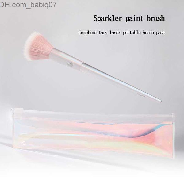 Pinceaux de maquillage Pinceaux de fard à joues en poudre point série Fireworks applique le maquillage naturel même transparent double tête plate brosse de beauté à tête unique Z230725