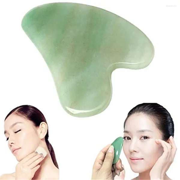 Brosses de maquillage pour la pression de relaxation du corps Thérapie Jade Masse-masseur Handine Care Quartz Guasha Board