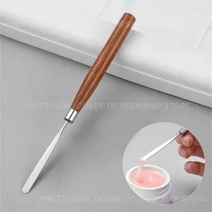 Make-up kwasten Lijmstift Nagelolie Roestvrij staal Voor het verspreiden van vloeistof Foundation Nagels Accessoires Manicure Toner 145 mm