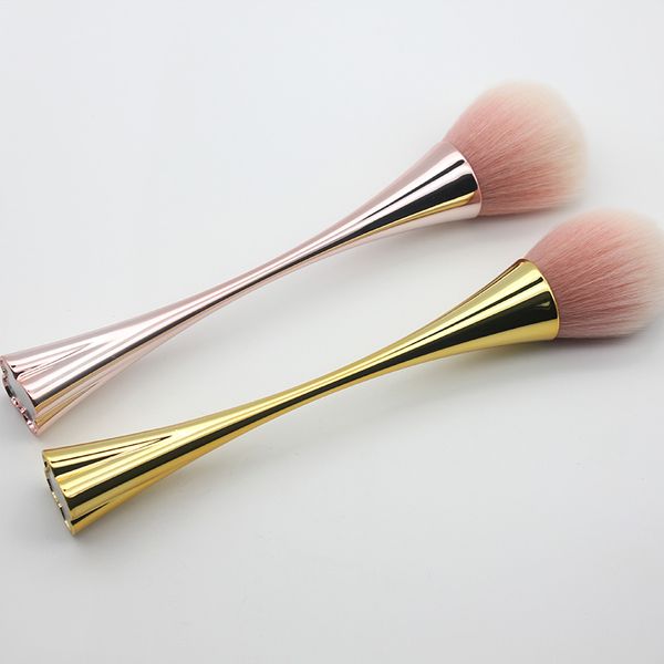 Makeup Brushes Gold Pink Power Power Brush Single Travel Disposable Foux de maquillage de maquillage de beauté professionnelle Tool Cosmetics Q240507