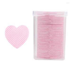 Make-up Kwasten Hartvormig Pluisvrij Katoen Papier Wimperverlenging Lijmverwijderaar Anti-verstopping Ruitenwisser Veeg Fles Mond Schoon Pads