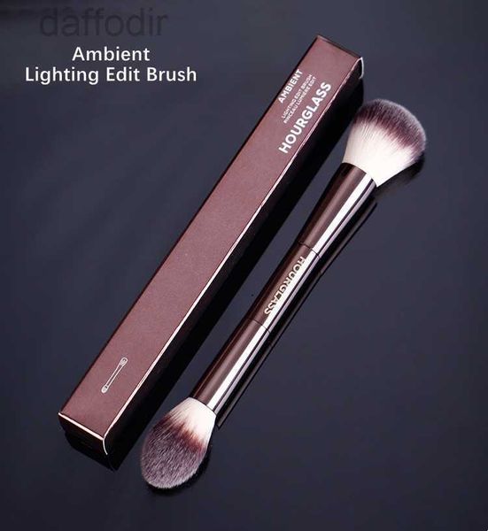 Pinceles de maquillaje HG AMBIENT LIGHTING EDIT Brocha de maquillaje PERFECCIÓN DE DOBLE EXTREMO Resaltador en polvo Rubor Bronceador Cosméticos Herramientas 240308