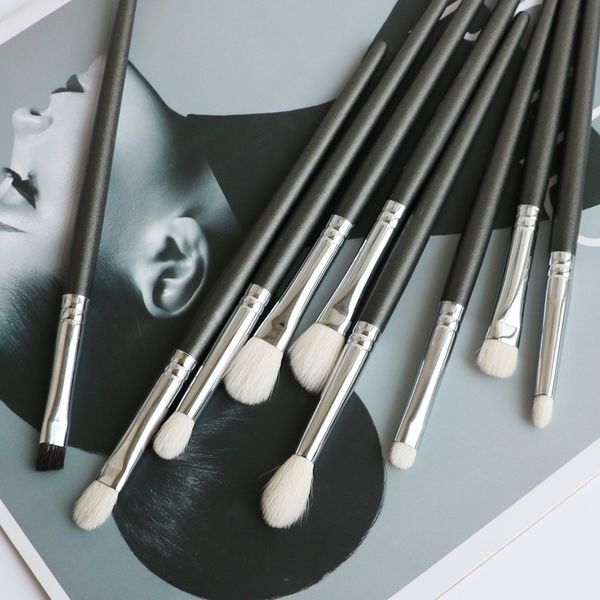 Brosse de maquillage haut de gamme TF 14PCS Set Professional Hair Natural Hair Acrylique Handle Face Blender Making Up Brush with Box Q240507