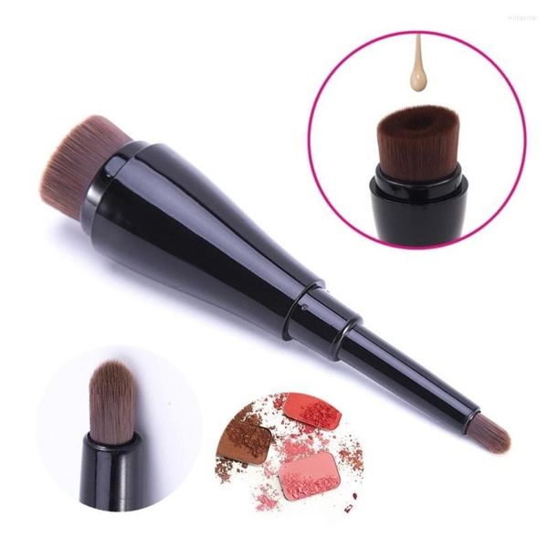 Pinceaux de maquillage haute qualité Double visage brosse multifonctionnel cosmétique ombre à paupières fond de teint pour le visage Blush costume pour liquide