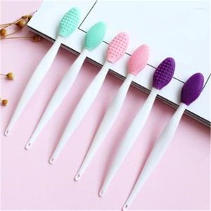 Pinceaux de maquillage haute qualité Silicone brosse pour le visage nettoyant beauté exfoliant points noirs dissolvant outil de nettoyage du nez 1 PC