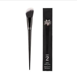 Brosses de maquillage brosse chaude kat von d pinces professionnelles Powder Foundation Blush Making Up Eyeshadow Brush with Retail Box Tools Q240507