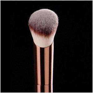 Pinceaux de maquillage Hourglass Ambient Soft Glow Foundation Brush - Cheveux inclinés Crème liquide Contour Cosmétiques Outils de beauté Drop Delivery H Dhmqt