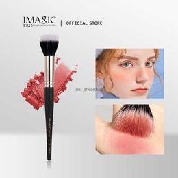 Make -upborstels Imagic Single Blush Brush Losspoeder Contouring Highlighter Brush Soft Vezel Haar Make -up Tool Professionele schoonheidsborstels HKD230821