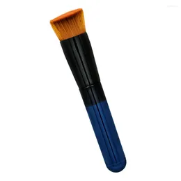 Pinceaux de maquillage pinceau à tête plate inclinée Blush poudre peinture cosmétiques en fibres artificielles pour