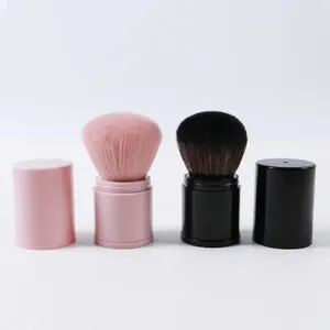 Makeup Brushes JTFIL Portable Brush rétractable Soft Large Powder Blush Blush Pink Cosmetics Multi fonctionnels Nail Beauty Tools