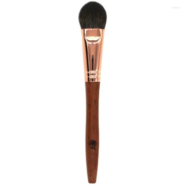 Pinceaux de maquillage K52, brosse professionnelle faite à la main, poils d'écureuil doux en forme de cœur, surligneur, manche en bois de rose