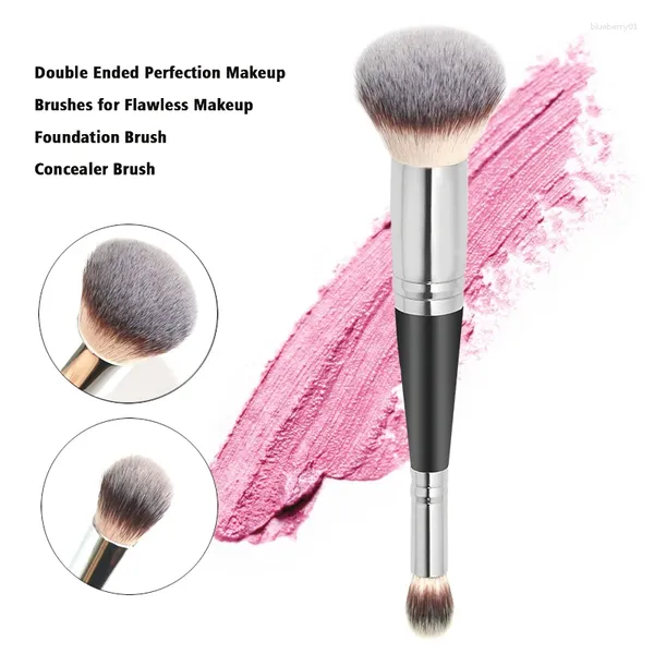 Makeup Brushes Karsyngirl 1PCS Double tête Ombre-ombre surligneur Powder Foundation Correcteur Blush Facial Brush Beautiful Tools