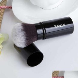 Pinceles de maquillaje Laura Gellers New York Retráctil Geller Brush Black Kabuki Professional Make Up Drop Entrega Salud Herramientas de belleza Acc Otujh