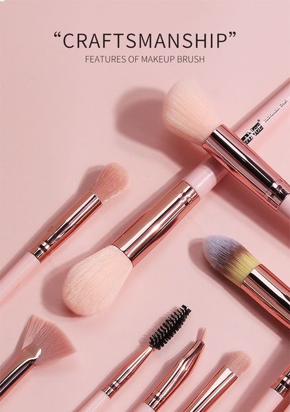 Makeup Brushes MAANGE 15 PCS Set outils Powder Shadow Foundation Blush Blund Cosmetic Make Up Brush Kit Q240507