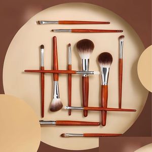 Pinceaux de maquillage Outils de maquillage Pinceaux Série Firebird 12Pdd Sac Support Personnalisation Drop Livraison Santé Beauté Maquillage Outils de maquillage Ac Dhg7E