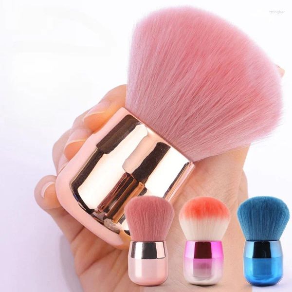 Brochas de maquillaje con cabeza de seta para mujer, brocha cosmética para base, colorete, decoración de uñas, herramientas de limpieza de maquillaje