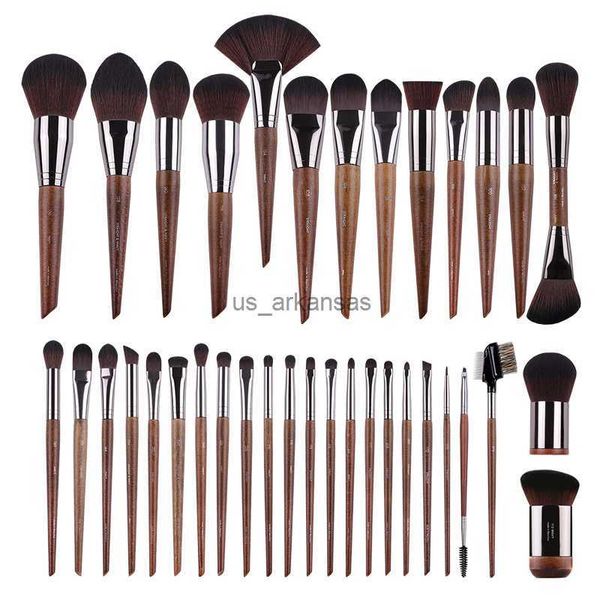 Pinceaux de maquillage Original Wood Series Pinceaux de maquillage de beauté Ensemble de maquillage pour femmes Blush Contour Beauté Outil de mélange de fard à paupières Brochas Maquillaje HKD230821