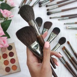 Makeup Brushes OVW 22/24 PCS Set Tools Professional Tools Hair Powder Powher Blusher Fercedow Foundation Cosmetic pour le maquillage 201008 Q240507