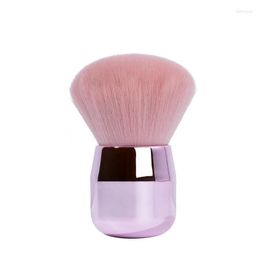 Pinceaux de maquillage rose blanc rond petite fleur brosse Nail Art peinture Gel poussière nettoyage maquillage outil de manucure livraison directe Dhvio