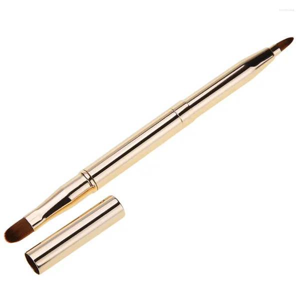 Pinceaux de maquillage, pinceau Eyeliner artistique Portable, fard à paupières multifonctionnel, Double tête, outil de maquillage professionnel doux et rétractable