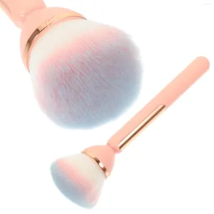 Pinceaux de maquillage brosse à cheveux Portable manucure poussière respectueux de la peau dissolvant d'ongle approvisionnement pratique poudre libre broche domestique