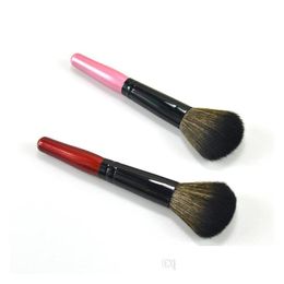 Make -upborstels poeder blush borstel professionele single soft face make -up grote cosmetica foundation tool drop levering gezondheid schoonheid DHL9R