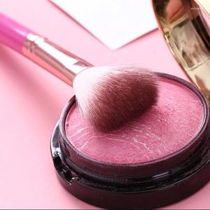 Make-up kwasten Poederkwast Blusher Vezel Haar Foundation Make-up Plastic handvat Oogschaduw Schoonheidstools