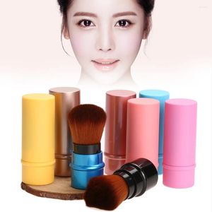 Makeup Brushes Power Foundation Blush Blush Brush Mini outil rétractable Portable Blusher Face Beauty Cosmetic Tool