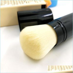 Make -upborstels Premierlash Brand Les Belges Single Brush intrekbare kabuki -borstels met retailbox pakket make -upgereedschappen borstels Blen DH5DA