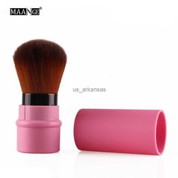 Pinceaux de maquillage Pro 1 Pcs Loose Power Foundation Blush Pinceau De Maquillage Mini Rétractable Portable Blusher Visage Brosses Beauté Cosmétique Voyage Outils HKD230821