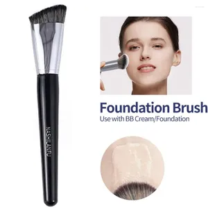 Make -up borstels professionele fundering borstel bezem hoofd vloeistofbasis gezicht schoonheid schaduw vrouwen concealer tools u1i1