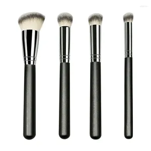 Pinceaux de maquillage Sdotter 1 pièce ensemble fond de teint haut de gamme correcteur Contour mélange professionnel beauté brosse cosmétique givré Maqui