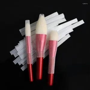 Make-up Pinsel Sdotter 10PCS Mesh Protektoren Abdeckung Schönheit Elastische Schutznetz Kosmetische Werkzeug Kits Pinsel Stift Co