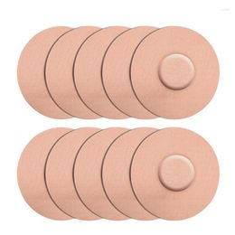 Pennelli per trucco Coperture per sensore 10PCS Toppe adesive Liber impermeabili 14 giorni di lunga durata Flessibile senza colla al centro