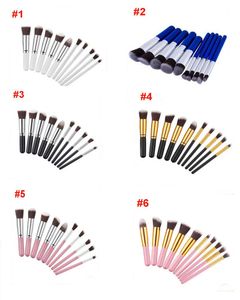 Pinceaux de maquillage Set 6 Couleur Mini Style MakeupTools Accessoires livraison gratuite Cosmétiques Brosse BR002
