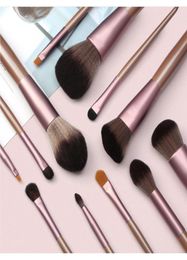 Broussages de maquillage Set Professional 12 PCSlot Makeup Brushes Set Ombre à paupières Mélanges Eyeliner EyeLash Brush pour le maquillage Tool2579766