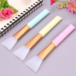 Make -up borstels Silicone Facial Face Mask Borstel Diy Beauty Foundation Tools voor Girl CosmeticMakeUp