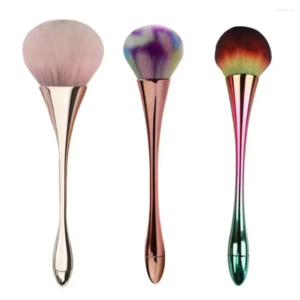 Brochas de maquillaje de cintura pequeña, cepillo suave individual, colorete de oro rosa, herramientas de belleza de celebridades de Internet, polvo grande