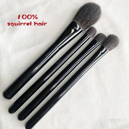 Pincéis de maquiagem Sq Face Cheek Eye Shadow L/M/F - 100% Esquilo Cabelo Sombra Vinco Blending Powder Blush Beauty Cosmetic Brush Blen Dhdym
