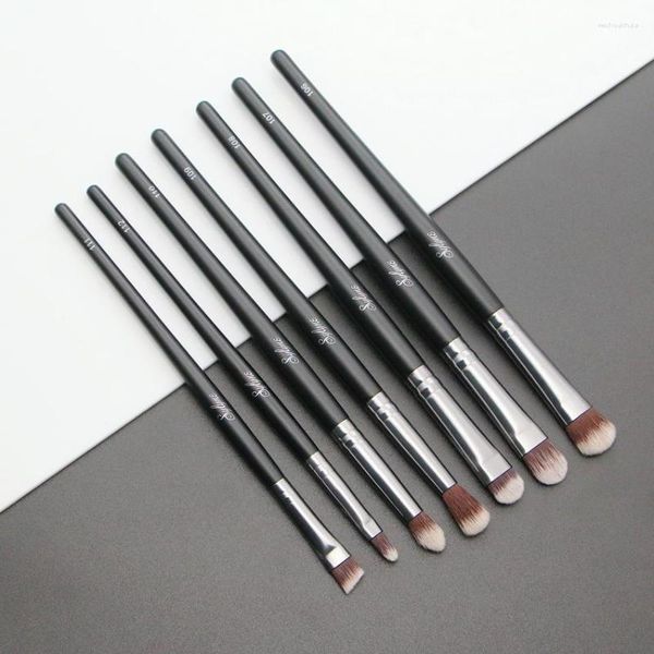 Pinceaux de maquillage Sylyne Eye Brush Set de haute qualité 7pcs Blending Eyebrow Complete Shadow Kit professionnel avec sac.