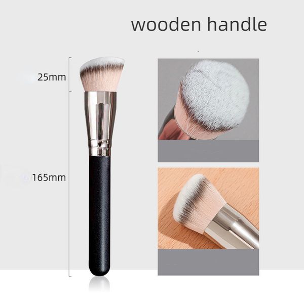 Pinceaux de maquillage Outils 3pcs Contour Brush Foundation Correcteur Angle Crème Liquide Couverture Transparente Synthétique Cercle Foncé Cosmétique 230922