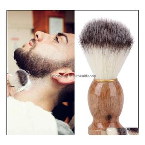 Pinceaux De Maquillage Outils Accessoires Santé Beauté Blaireau Cheveux Hommes Blaireau Salon De Coiffure Hommes Visage Barbe Cleanin Dh5Wd Drop Delive Dhdw4