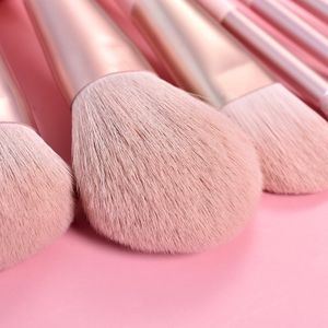 Make-up kwasten Gereedschap Roze 11-delige set Cosmetisch poeder Foundation Blush Contour Concealer Wenkbrauw Oogschaduw Blending Brush Make-up tool 230922