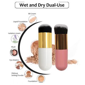 Make-up Kwasten Gereedschap Professionele Mollige Kabuki Foundation Borstel Voor BB Cream Blushes Concealer Cosmetische 230922