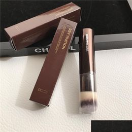 Make-up kwasten Vanish Naadloze afwerking Foundation Brush Virtual Skin Perfect - Zacht Dicht haar Voor Bb Cream Vloeibare Cosmetica Blender Naar Dhofw