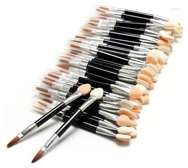 Pinceaux de maquillage en gros 5000pcs excellent fard à paupières eyeliner éponge pinceau à lèvres applicateur jetable double extrémité unique cosmétiques