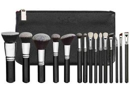 Make-up Kwasten Zoeva 815 stks Leer Vrouwen Zip Handtas Professionele Poeder Foundation Oogschaduw Gereedschap T2209218839502