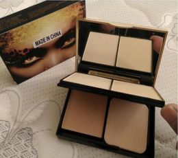 Makeup Doublelayer Poudre pressée 3Colors en 1 Box Face Powder Plus Foundation 39G4691428